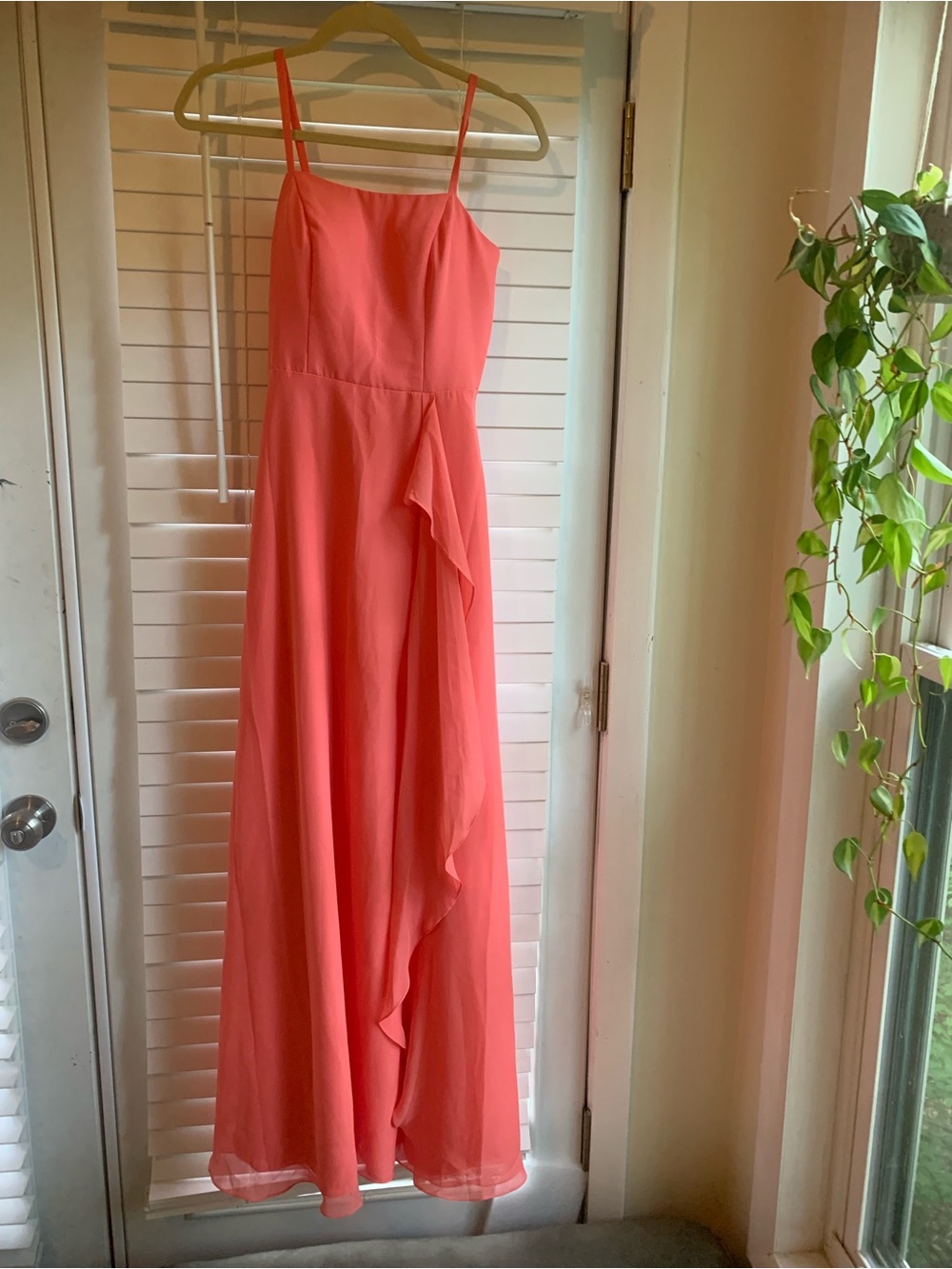 A-Line Floor Length Chiffon Formal Dress JJ’s House NEW WITH TAGS